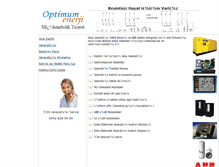 Tablet Screenshot of optimumenerji.com